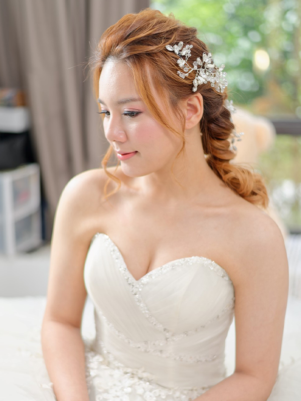 Bridal Actual Day Makeup & Hairstyling