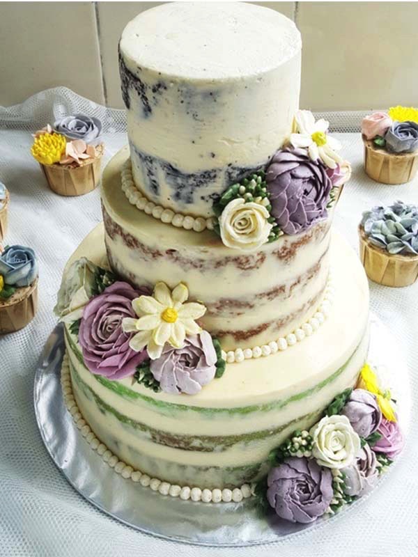 Highly Customised Wedding Cake