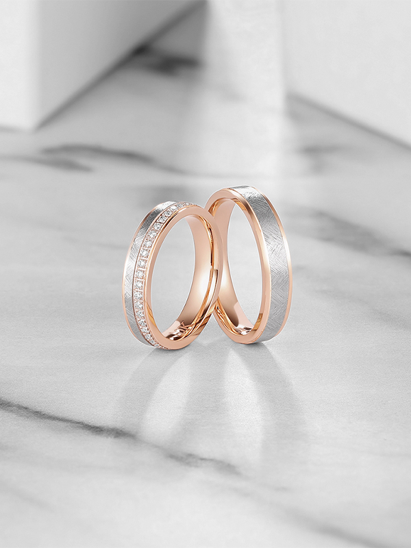 Customization Wedding Band & Engagement Ring